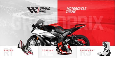 GrandPrix – Motorcycle WordPress Theme – 24930846