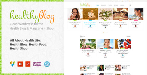 Healthy Living – Blog with Online Store WordPress Theme – 20488411