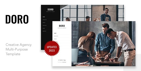 DORO – Creative Agency Multi-Purpose Template – 23355762