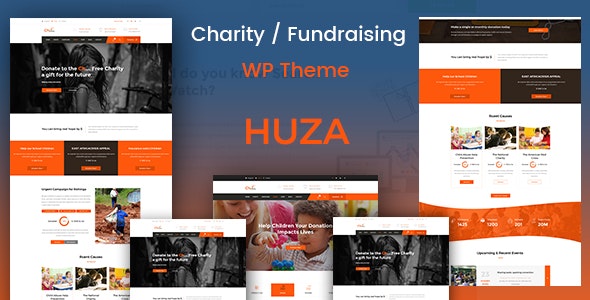 Huza – Charity Responsive WordPress Theme – 20925327