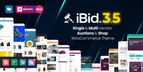 iBid – Multi Vendor Auctions WooCommerce Theme – 24923136