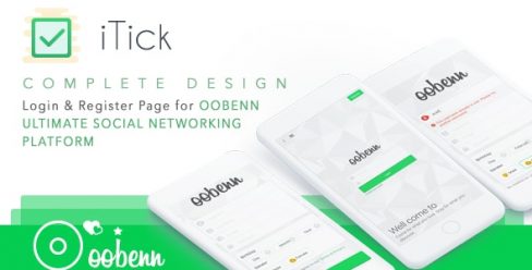 iTick Login and Register Page for oobenn – 26033480