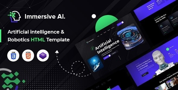 Immersive AI | Robotics HTML Template – 46105427