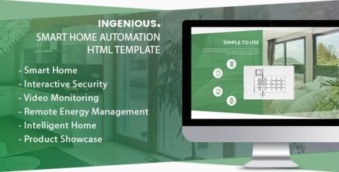 Ingenious – Smart Home Automation HTML Template – 25844423