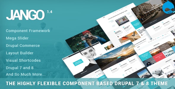 Jango | Highly Flexible Component Based Drupal 7 & 8 Theme – 18918715