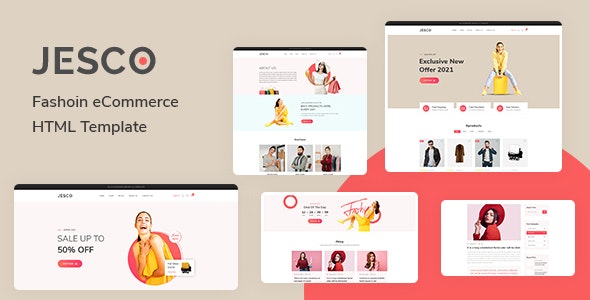 Jesco – Fashion eCommerce HTML Template – 32003033