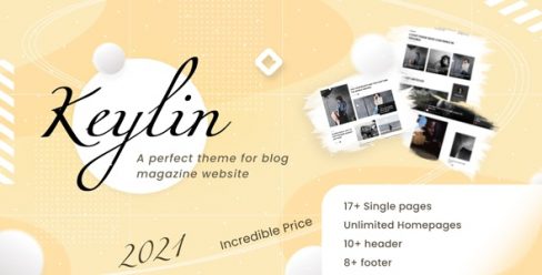 Keylin – WordPress Magazine and Blog Theme – 29954407