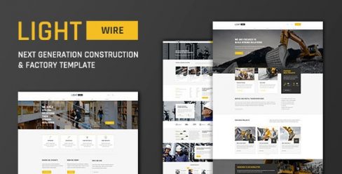 Lightwire – Construction And Industry Template – 22734245