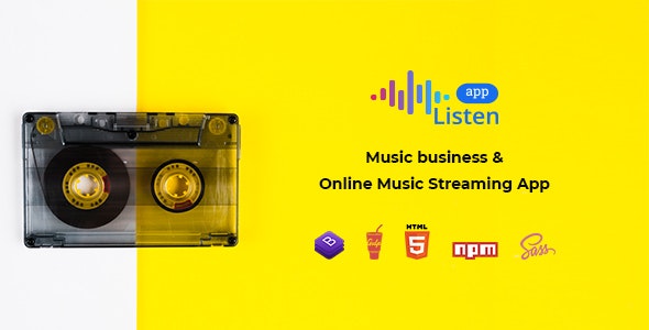 Listen – Online Music Streaming App – 23819080