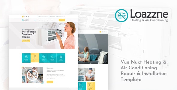 Loazzne – Vue Nuxt Heating & Air Conditioning Services Template – 26148414