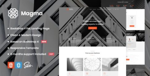Magma – Business Landing Page Template – 31927453