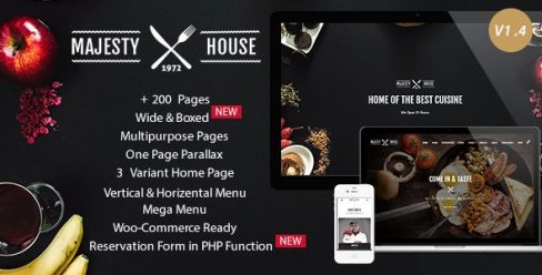 Majesty – Responsive Restaurant HTML5 Template – 11620777