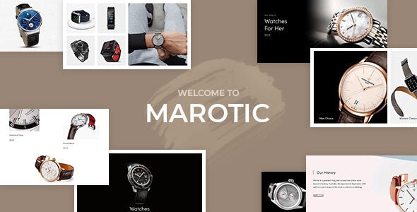 Marotic – Minimal & Clean Watch Store Shopify Theme – 25393530