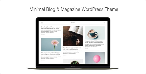 Maxima – Minimal Blog & Magazine WordPress Theme – 19256614