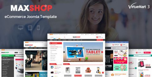 Maxshop – Multipurpose eCommerce Joomla Template – 13550359