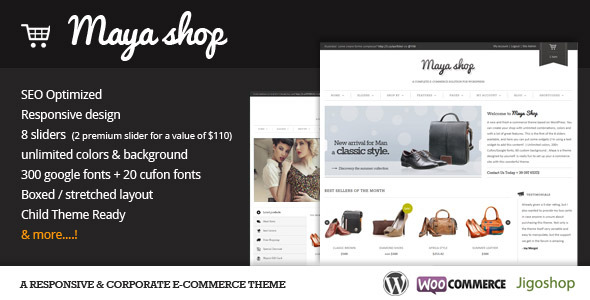 MayaShop – A Flexible Responsive e-Commerce Theme – 2189918