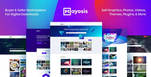 Mayosis – Digital Marketplace WordPress Theme – 20210200