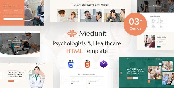 Medunit | Psychologists & Health Care HTML Template – 49583397