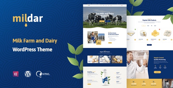 Mildar – Dairy Farm & Milk WordPress Theme – 29256755