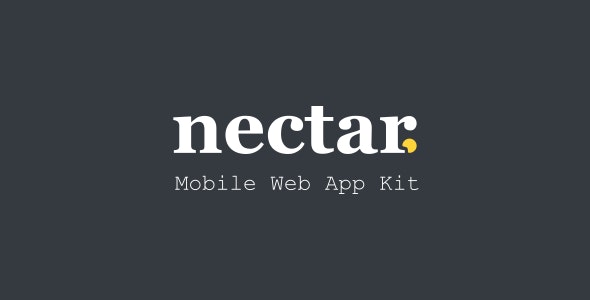 Nectar – Mobile Web App Kit – 20466093