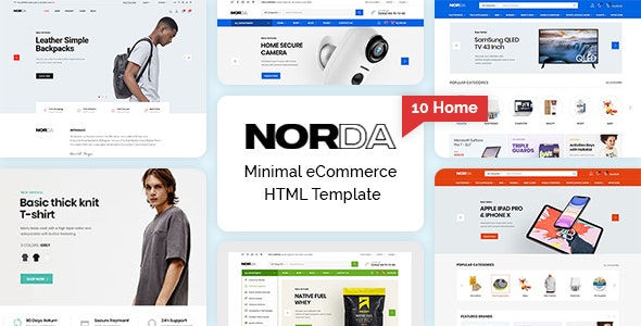 Norda – Minimal eCommerce HTML Template – 28376016
