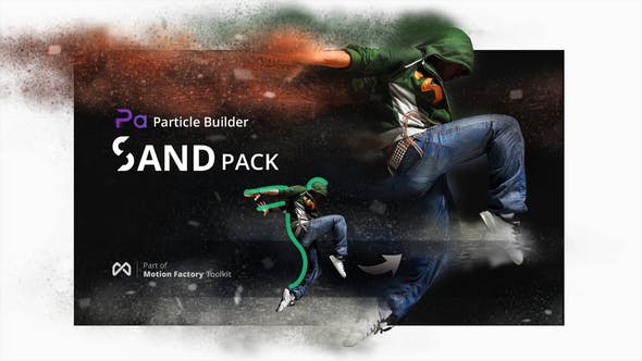 Particle Builder | Sand Pack: Dust Sand Storm Disintegration Effect Vfx Generator – 21088788
