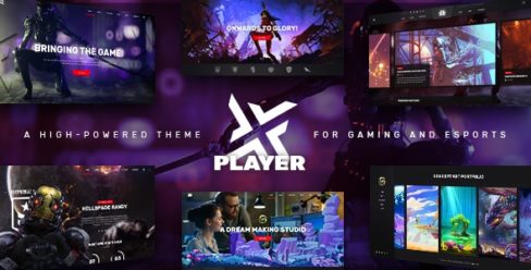 PlayerX – A High-powered Theme for Gaming and eSports – 22200272