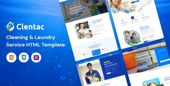 Clentac – Cleaning Services Template – 43786247