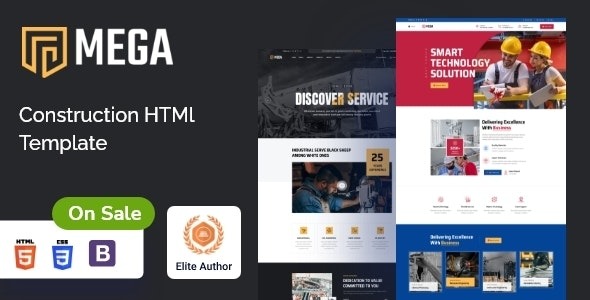 Mega – Industry And Factory HTML Template – 35548002