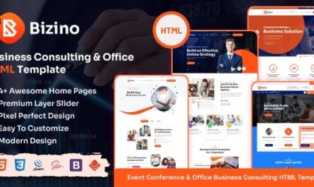 Business Consulting, IT Service & Conference HTML Template