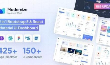 Bootstrap 5 & React MUI Admin Dashboard
