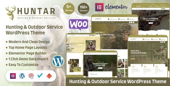 Hunting & Outdoor WordPress Theme
