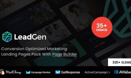 LeadGen - Multipurpose Marketing Landing Page Pack with HTML Builder