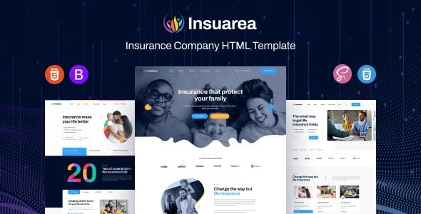Insuarea – Insurance Company HTML5 Template – 39816817