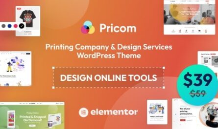 Printing Company & Design Services WordPress theme