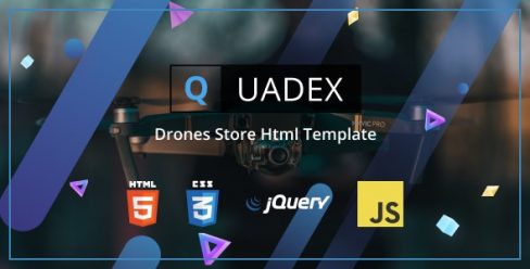 Quadex – Drones Store Html Template – 23820718