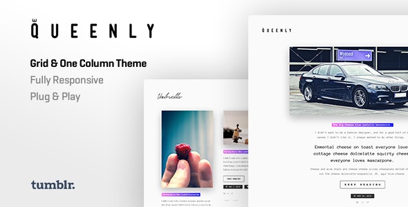 Queenly | Grid & One Column Tumblr Themes – 13813968