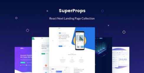 SuperProps – React Next Landing Page Templates – 23169879
