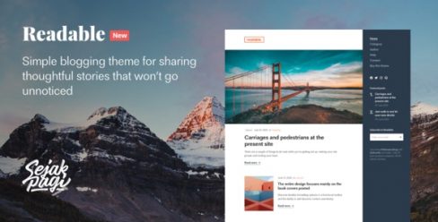 Readable: Simple Blogging Theme for Ghost – 27720800