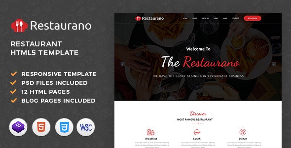 Restaurano | Restaurant HTML Template – 30954139