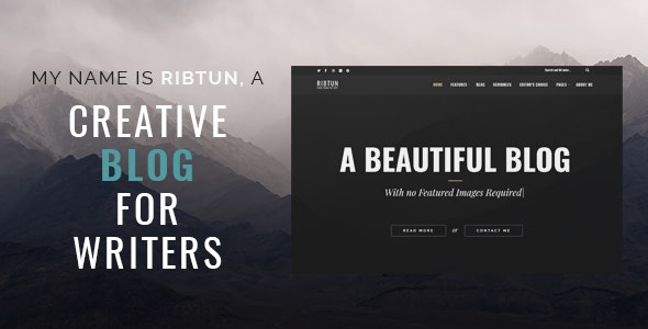 RibTun – WordPress Blog Theme For Writers – 21915112