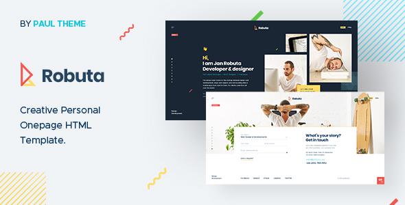Robuta – Personal Onepage PSD Template – 25418791