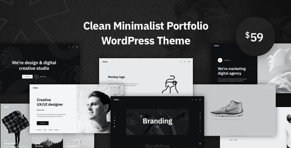 Minimalist Portfolio WordPress Theme