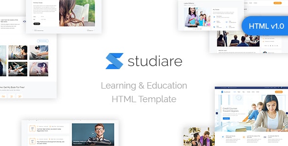 Studiare – Education HTML5 Template for University & Online Courses – 25181046