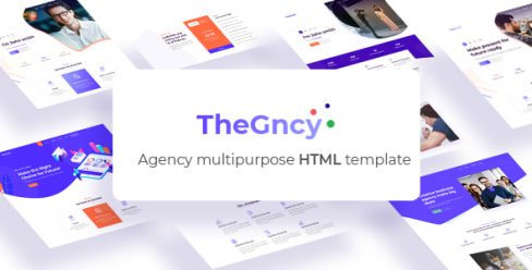 TheGncy – Multipurpose Agency HTML Template – 23162627
