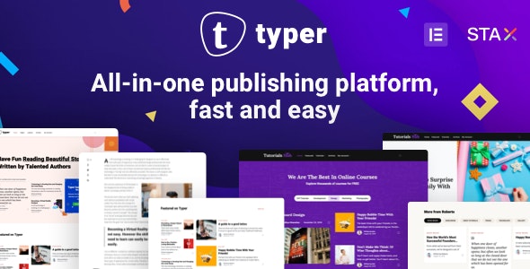 Typer – Amazing Blog and Multi Author Publishing Theme – 24818607