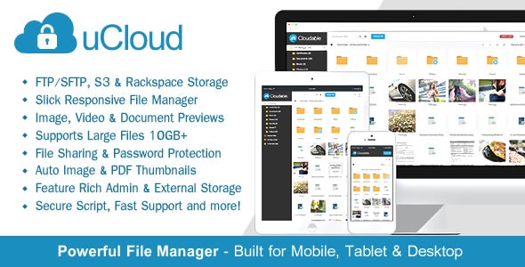 uCloud – File Hosting Script – Securely Manage, Preview & Share Your Files – 14341108