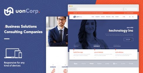 Uon Corp | Company and Business Consultation WordPress Theme – 23169040
