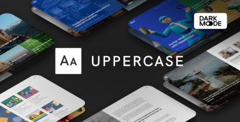 Uppercase – WordPress Blog Theme with Dark Mode – 28417998
