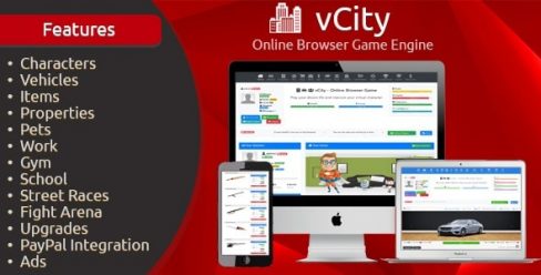 vCity – Online Browser Game Platform – 21398810